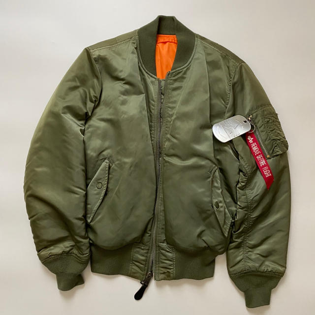 ALPHA INDUSTRIES(アルファインダストリーズ)のアルファ　ma1  メンズのジャケット/アウター(フライトジャケット)の商品写真