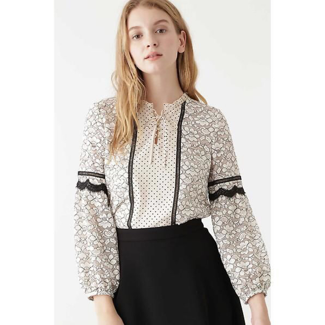 JILLSTUART(ジルスチュアート)のミリーレースブラウス レディースのトップス(シャツ/ブラウス(長袖/七分))の商品写真