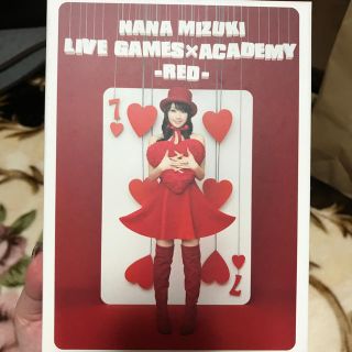 水樹奈々  LIVE　GAMES×ACADEMY-RED- DVD(ミュージック)