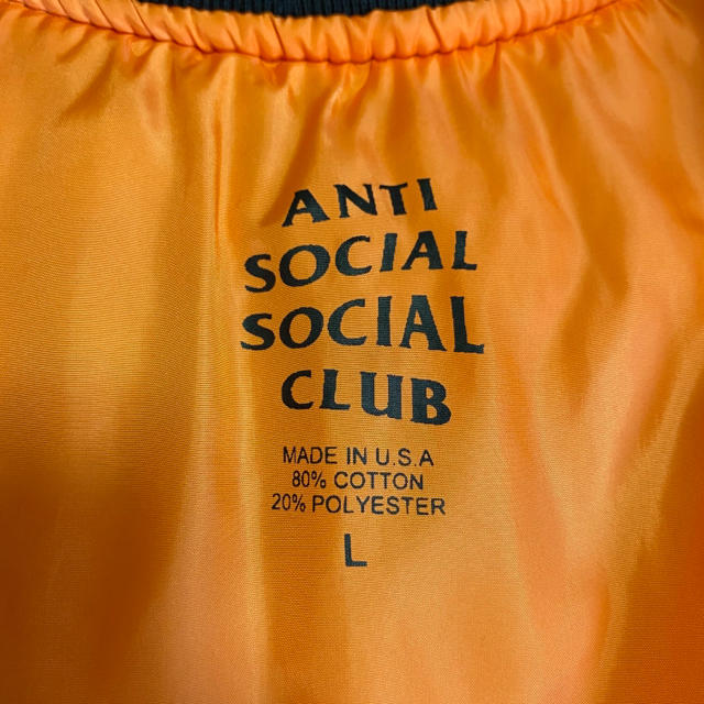 ANTI SOCIAL SOCIAL CLUB MA-1 ジャケット 2