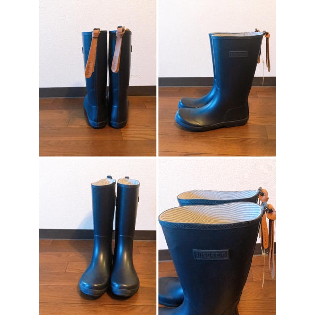 bisgaard レインブーツ navy size 40 未使用