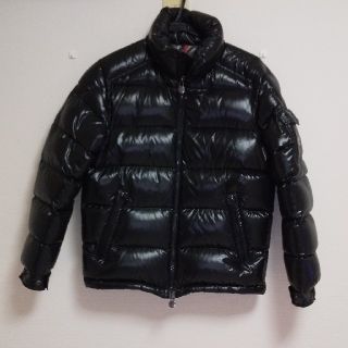 モンクレール(MONCLER)のモンクレールダウンジャケットマヤメンズ②ブラックフード付き送料無料(ダウンジャケット)