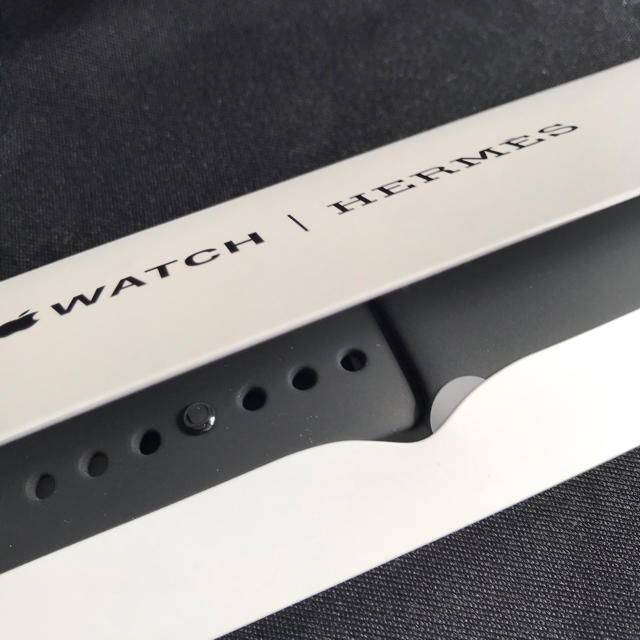 Apple Watch(アップルウォッチ)のアップルウォッチ　エルメス　スポーツバンド40mm メンズの時計(ラバーベルト)の商品写真