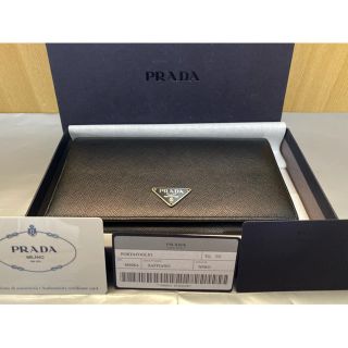 プラダ(PRADA)のPRADA プラダ　長財布　黒　正規品(財布)