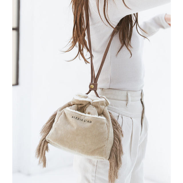 ALEXIA STAM(アリシアスタン)のReversible Drawstring Bag リバーシブル　巾着 レディースのバッグ(ショルダーバッグ)の商品写真