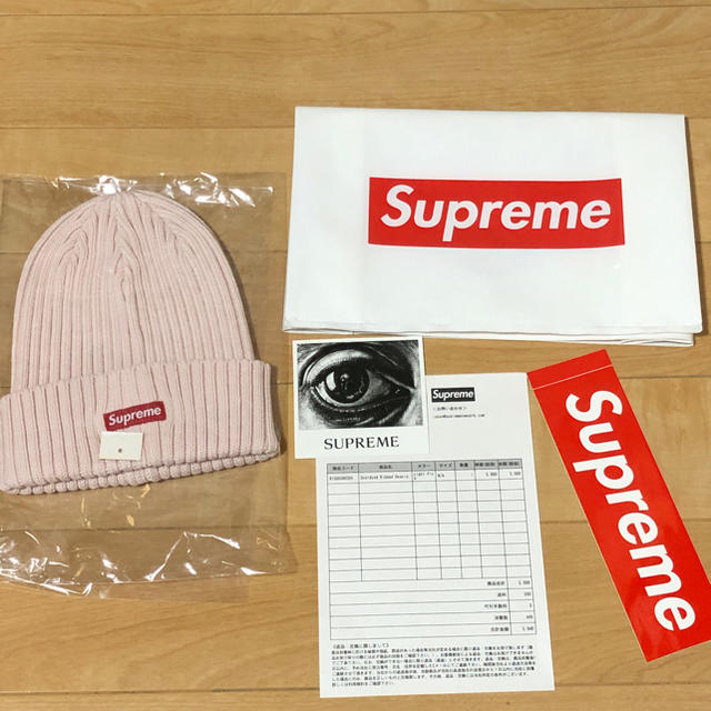 【国内正規】17SS Supreme Beanie Light PinkSupremeオンライン付属品