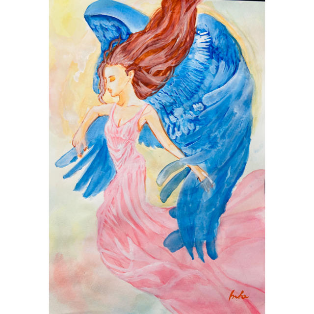 Watercolor女神　水彩画　確認用