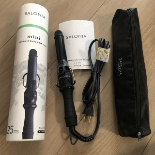 【美品】SALONIA mini ヘアアイロン(ヘアアイロン)