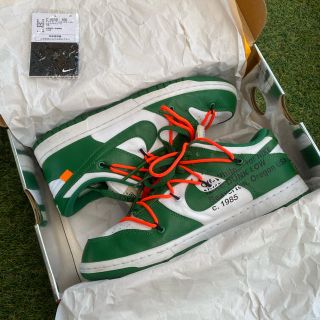 ナイキ(NIKE)の国内正規　Nike×offwhite dunk low US9(スニーカー)