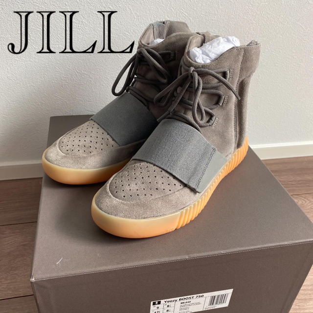 adidas(アディダス)の国内正規  YEEZY BOOST 750 Light Grey 27cm メンズの靴/シューズ(スニーカー)の商品写真