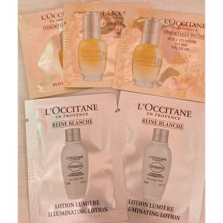 ロクシタン(L'OCCITANE)のロクシタン　RB化粧水２包&ディヴァインインテンシヴオイルサンプル３包(サンプル/トライアルキット)