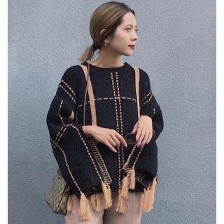 アメリヴィンテージ(Ameri VINTAGE)のAMERI SHOUJI BRAID KNIT TOP(ニット/セーター)