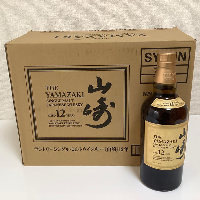 サントリー(サントリー)の山崎12年　700ml   12本　サントリー　suntory  食品/飲料/酒の酒(ウイスキー)の商品写真