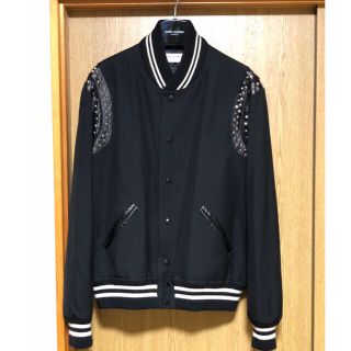 サンローラン(Saint Laurent)のサンローラン パリ スタッズテディジャケット(スタジャン)