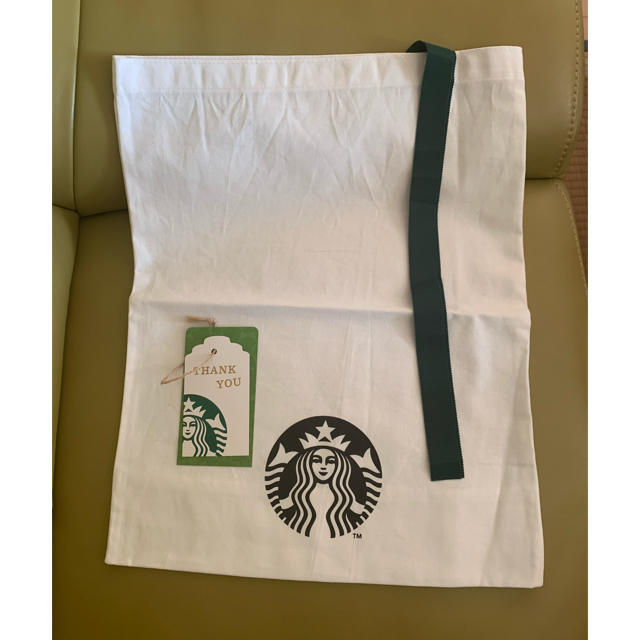 Starbucks Coffee(スターバックスコーヒー)のスターバックス ラッピング袋 巾着 コットン　3個セット その他のその他(その他)の商品写真