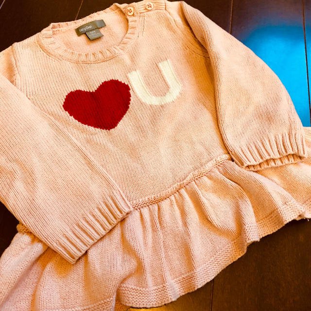 babyGAP(ベビーギャップ)のbabygap  ニット　80 キッズ/ベビー/マタニティのキッズ服女の子用(90cm~)(ニット)の商品写真