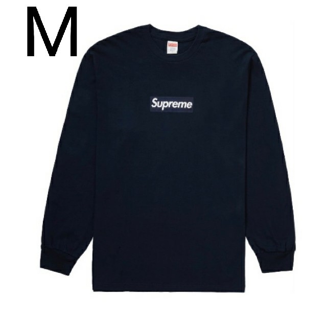 Supreme Box Logo L/S Tee NavyNavySIZE