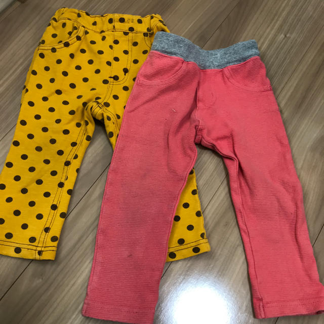 長ズボン　パンツ　80 2枚セット キッズ/ベビー/マタニティのベビー服(~85cm)(パンツ)の商品写真