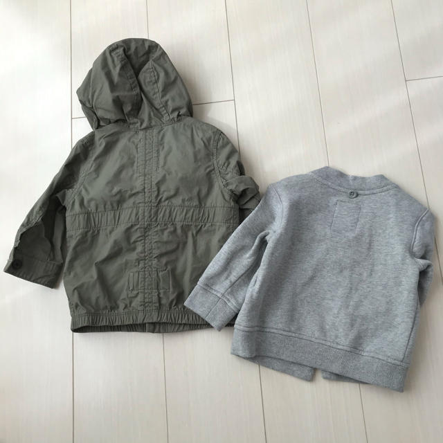 babyGAP(ベビーギャップ)の値下げ【babygap】子供 キッズ ベビー アウター サイズ80 キッズ/ベビー/マタニティのベビー服(~85cm)(ジャケット/コート)の商品写真