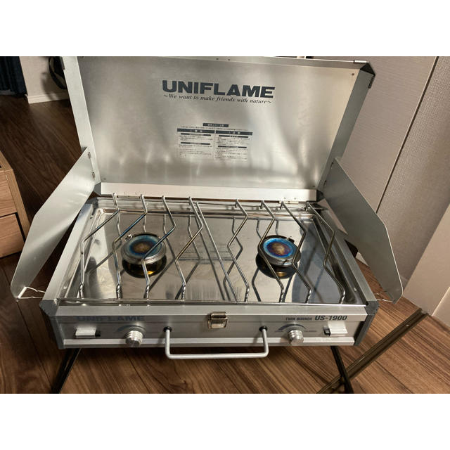 UNIFLAME(ユニフレーム)のUNIFLAME ユニフレーム ツインバーナー US-1900 スポーツ/アウトドアのアウトドア(ストーブ/コンロ)の商品写真