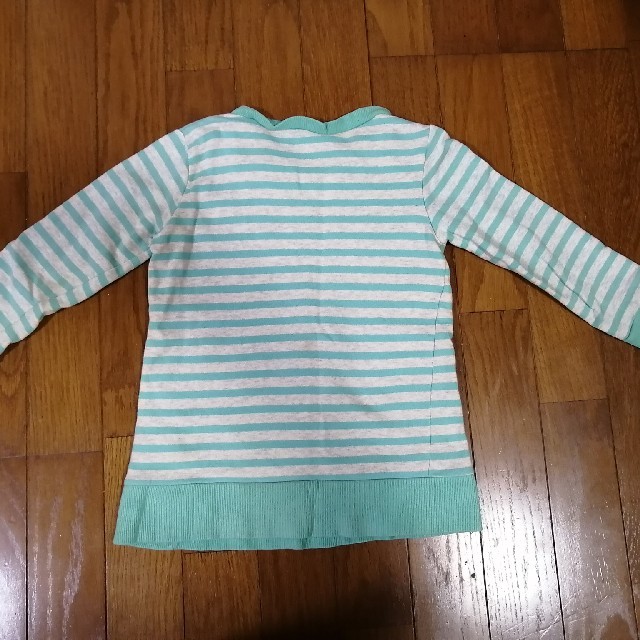 ベルメゾン(ベルメゾン)の110㎝裏起毛トレーナー キッズ/ベビー/マタニティのキッズ服女の子用(90cm~)(Tシャツ/カットソー)の商品写真