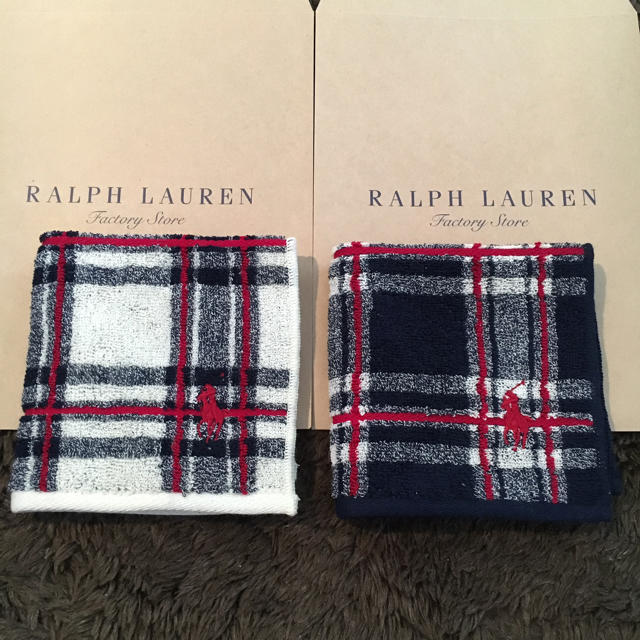 Ralph Lauren(ラルフローレン)のSALE♡ラルフローレン タオルハンカチ メンズのファッション小物(ハンカチ/ポケットチーフ)の商品写真