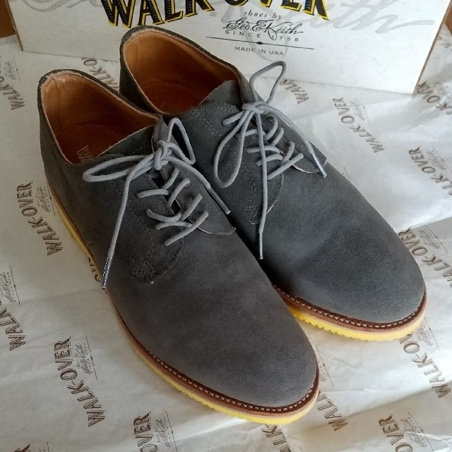 WALK-OVER CHASE グレー スエード メンズの靴/シューズ(ドレス/ビジネス)の商品写真