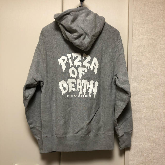 pizza of death パーカー グレーの通販 by yuu's shop｜ラクマ