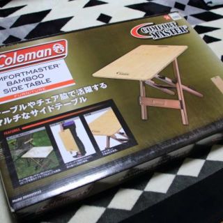 コールマン(Coleman)のコールマン コンフォートマスター バンブーサイドテーブル(テーブル/チェア)