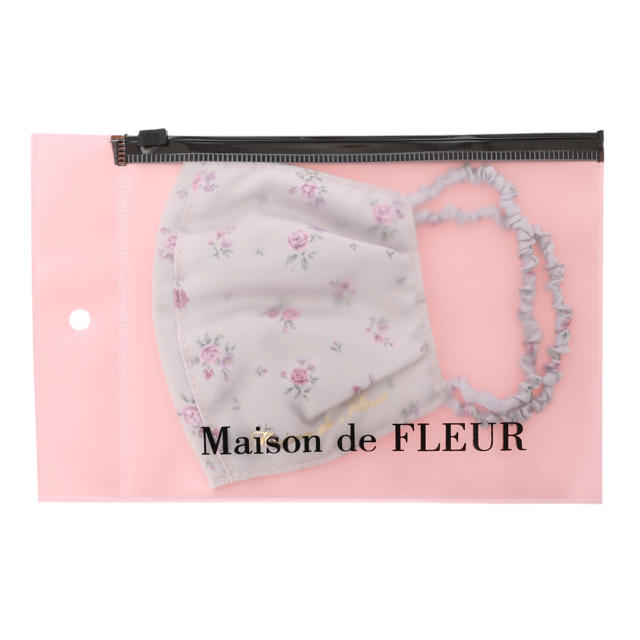 Maison de FLEUR(メゾンドフルール)のMaison de FLEUR  サテンフルールマスク レディースのファッション小物(ポーチ)の商品写真