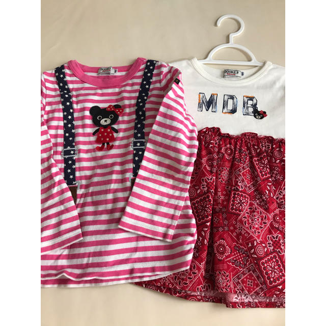 DOUBLE.B(ダブルビー)のダブルビー　ロンT キッズ/ベビー/マタニティのキッズ服女の子用(90cm~)(Tシャツ/カットソー)の商品写真