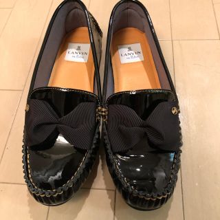 ランバンオンブルー(LANVIN en Bleu)のランバン　サイズ24.5(ローファー/革靴)