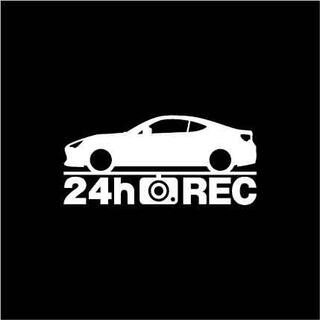 トヨタ(トヨタ)の【ドラレコ】トヨタ 86【ZN系】前期型 24時間 録画中 ステッカー(セキュリティ)