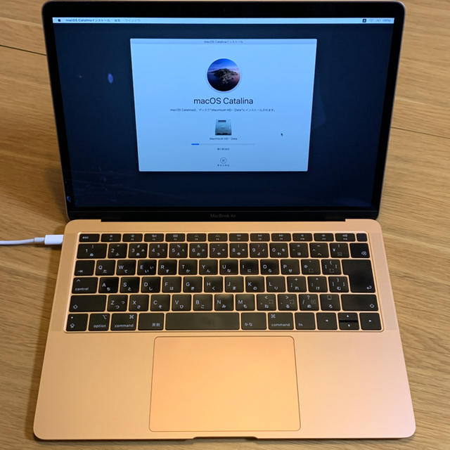 スマホ/家電/カメラ美品！MacBook Air Retina 2018 RAM8GB/128GB