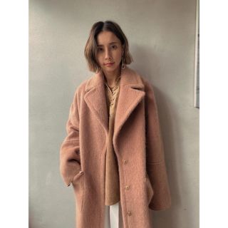 アメリヴィンテージ(Ameri VINTAGE)のBLANKET LIKE FAKE MOUTON COAT(ロングコート)