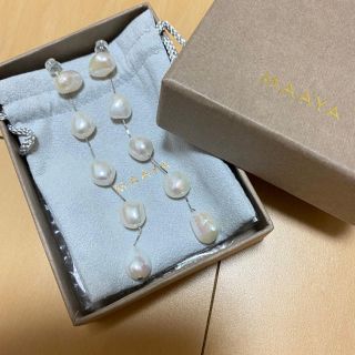 Maaya pearl ピアス マーヤパール rita バロック ５連の通販 by susa ...