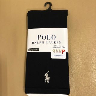 ポロラルフローレン(POLO RALPH LAUREN)の新品　レディース  ポロラルフローレン　10分丈黒レギンス　L〜 LL寸　日本製(レギンス/スパッツ)