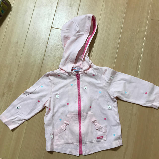 mikihouse(ミキハウス)のパーカー　ミキハウス　90 キッズ/ベビー/マタニティのキッズ服女の子用(90cm~)(ジャケット/上着)の商品写真