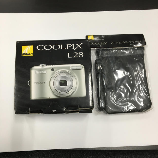 Nikon デジカメ coolpix L28RD(未使用品)2005万画素本体重量164g