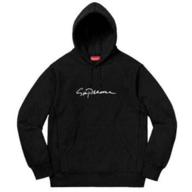 パーカー美品 supreme classic script hooded パーカー