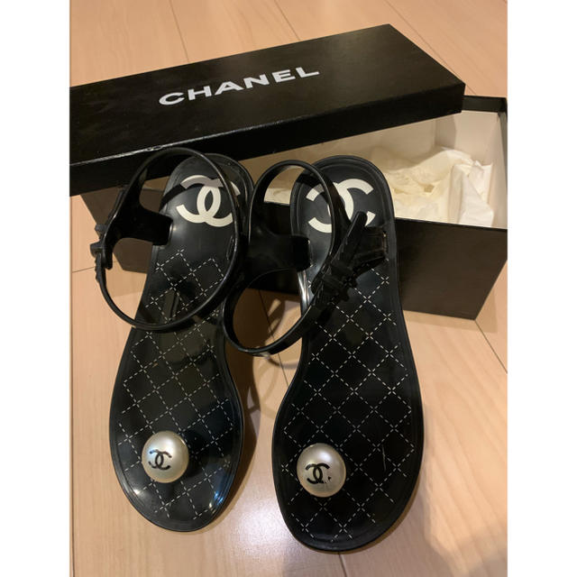 CHANEL - CHANEL サンダル の通販 by Hi there's shop｜シャネルならラクマ