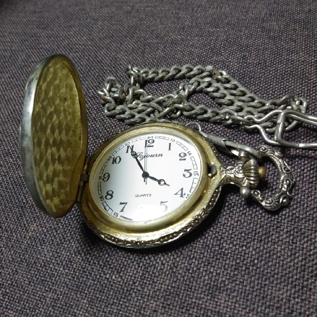 懐中時計　不動品　アンティーク　シルバー メンズの時計(その他)の商品写真