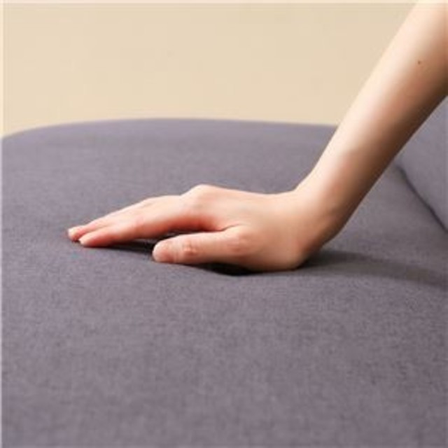 猫ソファ 2P グレー 幅124×奥行68×高さ75cm 組立品