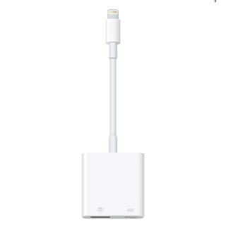 アップル(Apple)の(純正)Lightning USB 3カメラアダプター(その他)