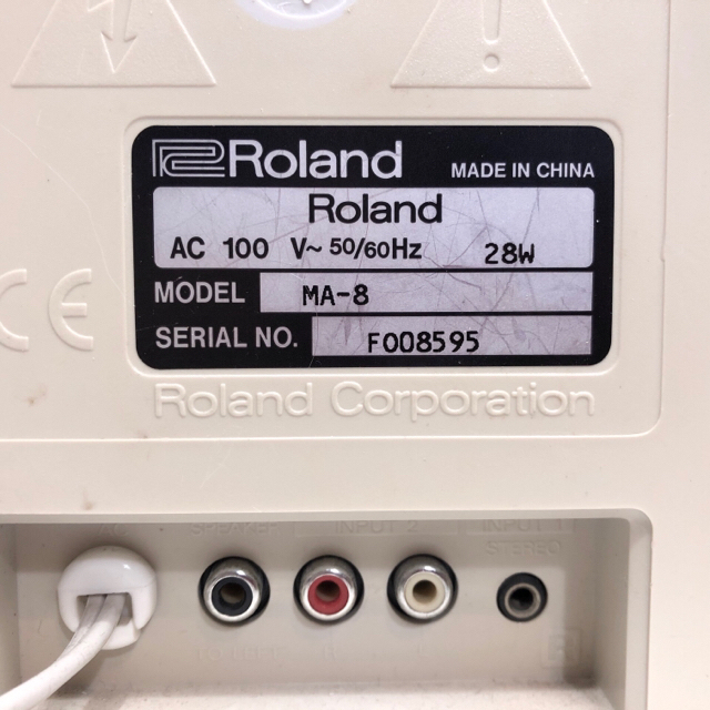 Roland(ローランド)のRoland モニタースピーカー MA-8 スマホ/家電/カメラのオーディオ機器(スピーカー)の商品写真