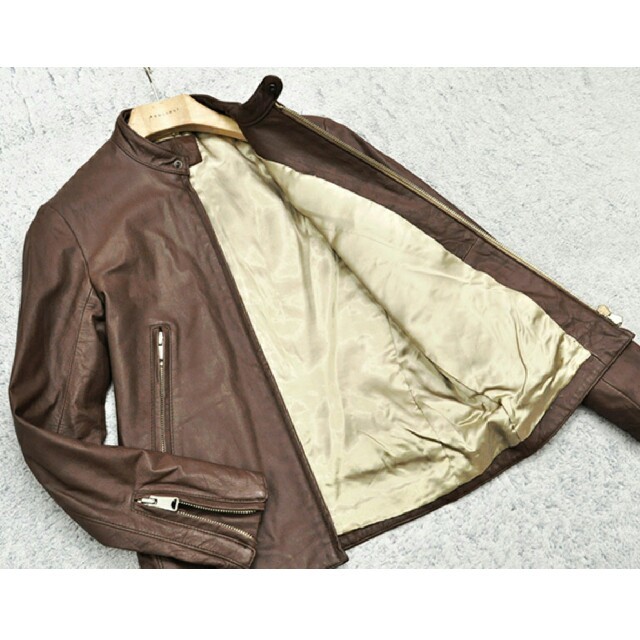 馬革!【美品】41,800円 シワ加工 ホースハイド レザーシングル