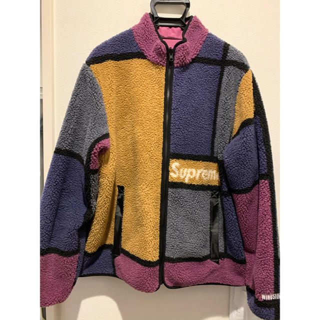 supreme Colorblocked Fleece Jacket