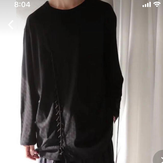 ❗️本日限定最安価❗️yohji yamamoto19ss紐通し丸首長