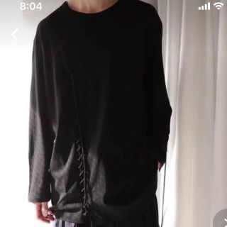 ヨウジヤマモト(Yohji Yamamoto)の❗️本日限定最安価❗️yohji yamamoto19ss紐通し丸首長(Tシャツ/カットソー(七分/長袖))