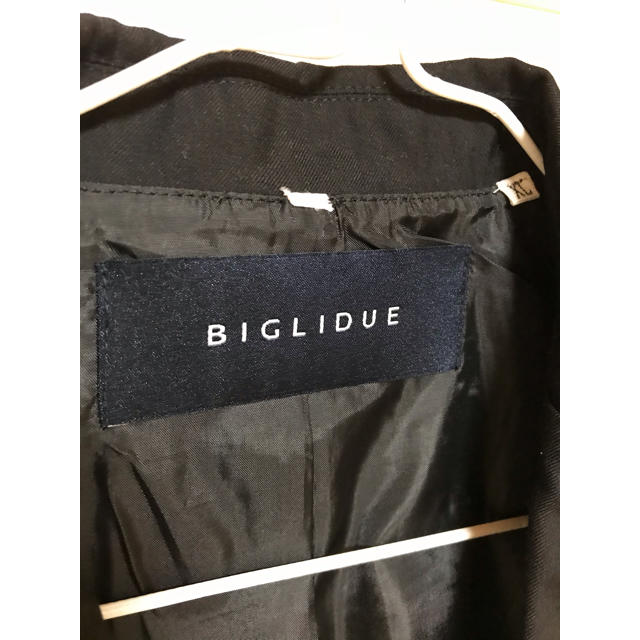 BIGLIDUE(ビリドゥーエ)のジャケット　黒色　XL 裏地あり　スーツ メンズのジャケット/アウター(テーラードジャケット)の商品写真